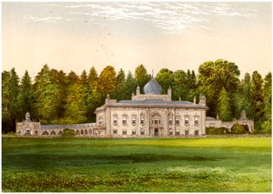Sezincote, Gloucestershire, Heim von Baronet Rushout, ca. 1880 von Unbekannt