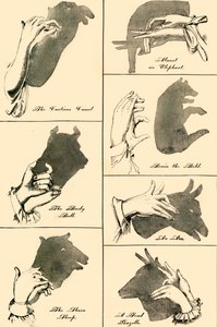 Schattenbilder und Silhouetten, 1883 von Unbekannt