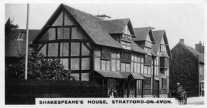 Shakespeares Haus, Stratford-on-Avon, Warwickshire, um 1920er