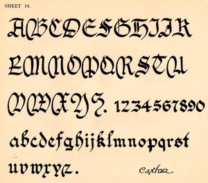 Blatt 14, aus einem Portfolio von Alphabeten, 1929 von Unbekannt