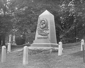 Sheridans Grab, Arlington National Cemetery, Virginia, USA, um 1900 von Unbekannt