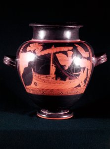 Schiff des Odysseus Ulysses, König von Ithaka von Unbekannt