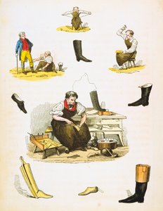 Schuhmacher, um 1845