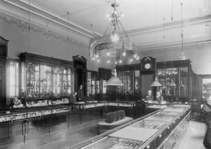 Geschäft im Haus von Fabergé, St. Petersburg, Russland, 1910 von Unbekannt