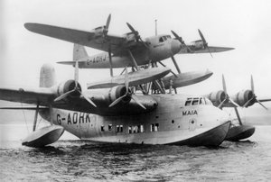 Shorts Wasserflugzeug, Dundee nach Südafrika, 6. Oktober 1938 von Unbekannt