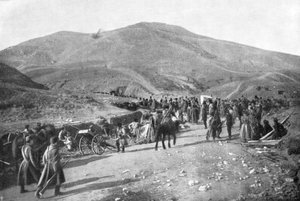 Sibirische Reserve nimmt Positionen ein, Russisch-Japanischer Krieg, 1904-5
