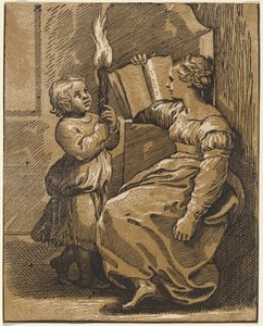 Sibylle beim Lesen, 16. Jahrhundert