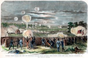 Belagerung von Petersburg, Virginia, Amerikanischer Bürgerkrieg, ca. 1864-1865