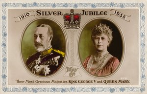 Silbernes Jubiläum 1910-1935, 6. Mai - König George V. und Königin Mary, 1935 von Unbekannt