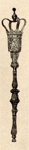 Silberne Keule, verwendet im Virginia House of Burgesses, ca. 1640-1770, 1937