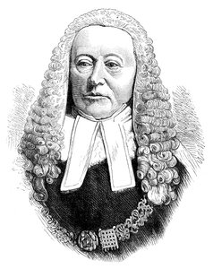 Sir Alexander Cockburn, Lord Chief Justice von England, spätes 19. Jahrhundert von Unbekannt