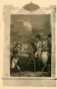 Sir Arthur Wellesley kommandiert in der Schlacht von Assaye, 1803