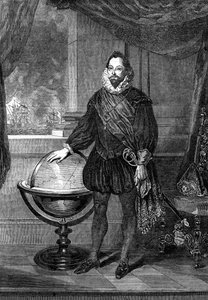 Sir Francis Drake, Navigator, Seefahrer und Pirat des 16. Jahrhunderts, 1851