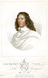 Sir Henry Vane der Jüngere, englischer Staatsmann und Autor, 1814 von Unbekannt