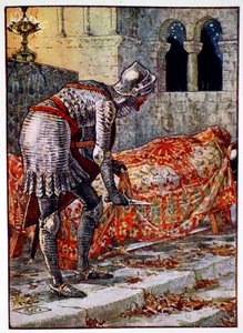 Sir Lancelot in der Kapelle Perilous von Unbekannt