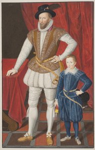 Sir Walter Raleigh und Sohn, 1602