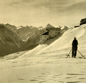 Skifahren auf der Schmittenhöhe, Österreich, ca. 1935 von Unbekannt