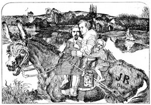 Parodie auf Sir Isumbras und die P.R.B., 1923 von Unbekannt