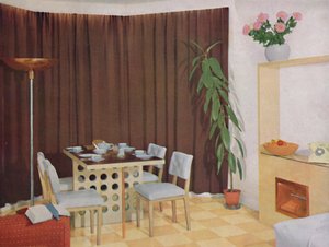 Kleines Wohn-Esszimmer, 1938 von Unbekannt