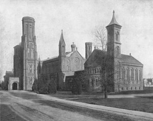 Smithsonian Institution, Washington D.C., USA, ca. 1900