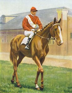 Schlangenblitz. Jockey: T. Hawcroft