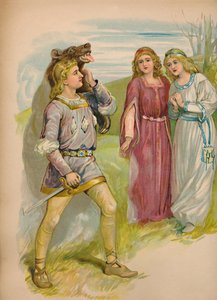 Schneeweißchen und Rosenrot, 1903 von Unbekannt