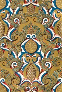 Soffit des großen Bogens am Eingang des Hofes des Fischteichs, 1907