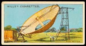 Solarmotor von Aubrey Eneas aus Boston, ca. 1905-1910