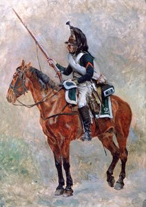 Soldat zu Pferd, 19. Jahrhundert