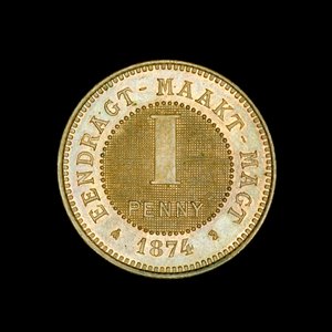 Südafrikanische 1-Penny-Münze