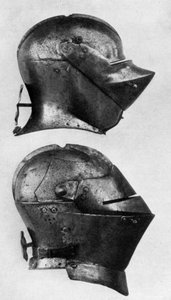 Spanische und italienische Helme, 15. Jahrhundert, 1929