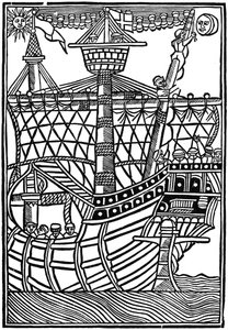 Spanische Karavelle, 1439, 1964 von Unbekannt