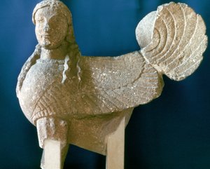 Sphinx aus Zypern, 6. Jahrhundert v. Chr.