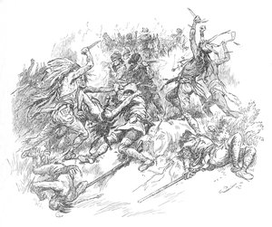 Sprang aus dem Morast und flog den berühmten Scharfschützen an die Kehlen, 1902