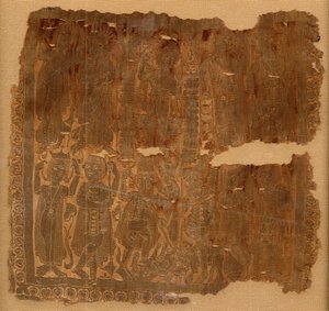 Quadrat mit klassischen Szenen, byzantinisch von Unbekannt