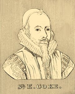 Sr. E. Coke, 1552-1634, 1830 von Unbekannt