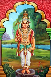 Sri Vadapathira Kaliamman Hindu-Tempel. Avatar von Vishnu. Lord Balamara, 8. Inkarnation. Singapur