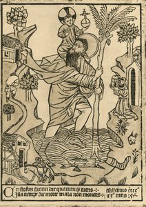 St. Christophorus, 1423, 1915 von Unbekannt