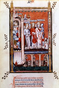 St. Denis wird die Märtyrer gezeigt von Unbekannt