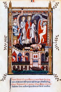 St. Denis wird in den Ofen geworfen, 1317