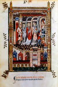St. Denis wird zu Sisinnius gebracht, 1317
