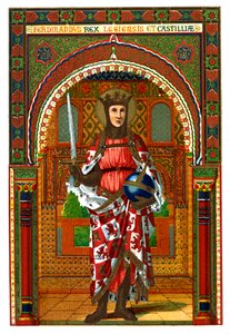 Heiliger Ferdinand III. von Kastilien und León, 1886 von Unbekannt