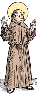 St. Franziskus von Assisi, italienischer Priester und Gründer des Franziskanerordens, 1493 von Unbekannt