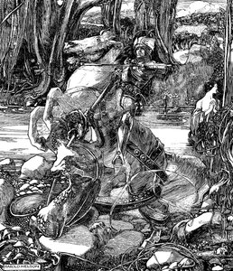 St. Georg und der Drache, 1901 von Unbekannt