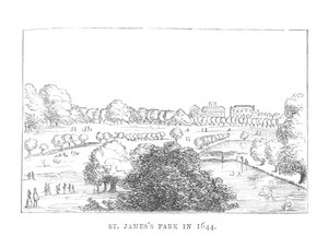 St. James Park im Jahr 1644