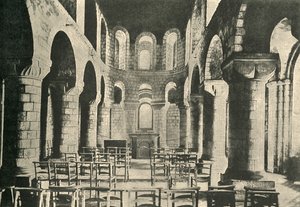 St. Johns Kapelle, Tower of London, normannische Architektur, 1908 von Unbekannt