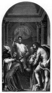 St. Lorenzo Giustiniani und andere Heilige von Unbekannt