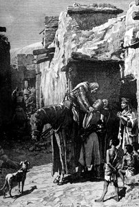 St. Louis, König von Frankreich, sucht Zuflucht vor den Sarazenen, 1909 von Unbekannt