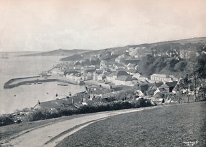 St. Mawes - Blick auf den Hafen und die Burg, 1895 von Unbekannt