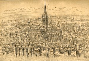 St. Pauls und die Nachbarschaft im Jahr 1540, 1897 von Unbekannt